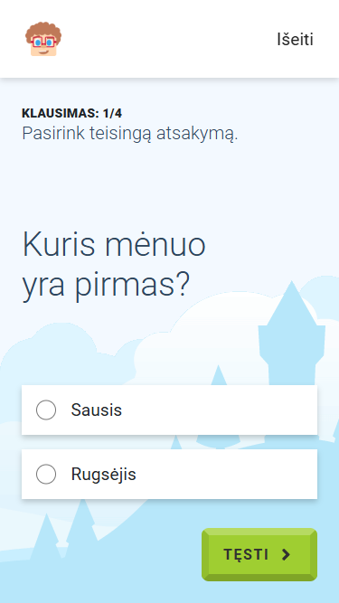 Gudrutis Dutis pratimo "Mėnesių pavadinimai ir metų laikai" peržiūra telefone